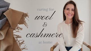 HOW TO TAKE CARE OF WOOL amp CASHMERE  pilling moths washing amp home drycleaning  Beate Myburgh [upl. by Benco652]