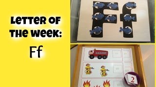 How to teach alphabets to children Letter of the week collab  letter Ff [upl. by Ulita804]