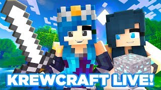 Krewcraft LIVE w ItsFunneh [upl. by Euqirat]