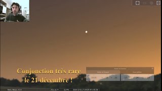 Jupiter et Saturne très proches dans le ciel [upl. by Onailime]