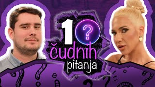 10 ČUDNIH PITANJA Jovana Jeremić  Ja sam simbol moći moj sledeći muž će imati sve S02E10 [upl. by Kciderf274]