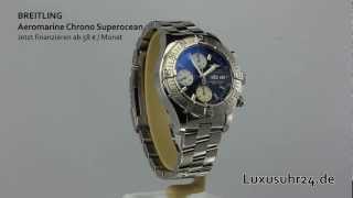 Breitling Aeromarine Chrono Superocean A13340018 Luxusuhr24 Ratenkauf ab 20 EuroMonat [upl. by Merrow]