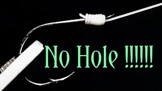 How To tie Hook without Hole  Best fishing knots [upl. by Rebbecca]