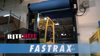 RiteHite Doors  FasTrax High Speed Door  Spanish [upl. by Leuqram]