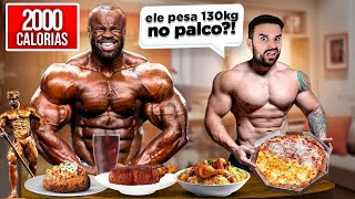 Fiz a Insana Dieta do Samson Dauda Novo MR OLYMPIA de 130kg [upl. by Pennebaker]