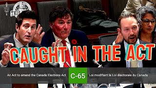 Liberal amp NDP Caught in collusion with the Election Act bill C65 [upl. by Nawyt459]