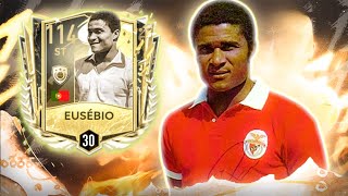 OMG I CLAIMED AND MAXED EUSEBIO PRIME ICON ST FIFA MOBILE 22 [upl. by Lindeberg]