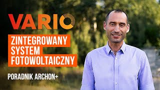 VARIO  zintegrowany system fotowoltaiczny dla dachówek CREATON  poradnik ARCHON [upl. by Tally]