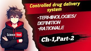 Controlled drug delivery system Terminologies and Rationale  Unit1 B pharma 7th semester [upl. by Reivad]