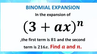 abn Binomial expansion A level maths paper 1 practice question wjecmathspaper1 grade12maths [upl. by Ekaterina]