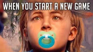 Horizon Zero Dawn 10 Things To Know When Starting A NEW GAME [upl. by Aissatan]