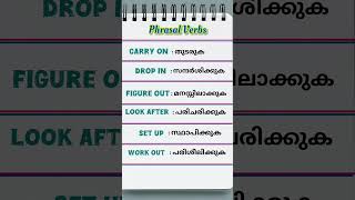 Phrasal verbs vocabulary gk [upl. by Koralie506]