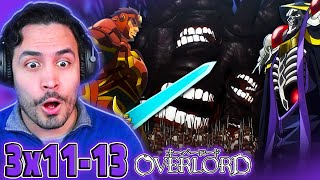 🔥👀¡¡AINS VS GAZEF💀Overlord Temporada 3 Capitulo 11 12 y 13 REACCION [upl. by Enelyar]