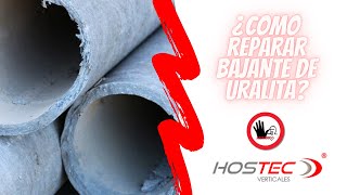 ¿Cómo Reparar o cambiar bajante de Uralita Bajantes de Fibrocemento  Hostec [upl. by Euqirat]