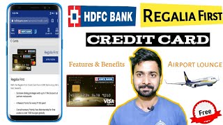 HDFC Regalia First Credit Card  Features amp benefits Explain full details HDFC Regalia [upl. by Mcgregor]