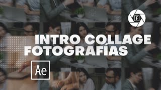 Intro corto collage o mosaico de fotos gratis para editar en After Effects [upl. by Macmillan]