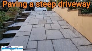 Paving a steep drive [upl. by Adaynek]