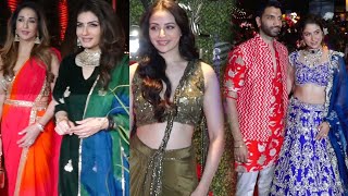 Malvika Raaj  Pranav Bagga Ring Ceremony Raveena Tandon Barkha Singh and others attend [upl. by Fitting]