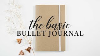 Basic DIY Bullet Journal  Solid Pages Pockets and Dot Grid [upl. by Auqinaj159]