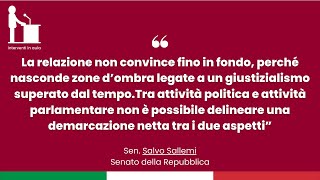 Il Senatore Sallemi interviene in dichiarazione di voto sulla relazione della Giunta delle elezioni [upl. by Ginnifer]