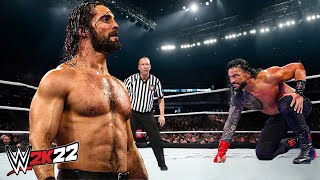 Roman Reigns vs Seth Rollins WWE 2K22 [upl. by Thant]