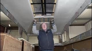 Restoring a 27 ft cruiser boat  Episode 33 Ceiling amp Side Panels [upl. by Wimsatt]