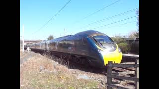 The Class 390 Pendolino New Avanti West Coast No390154 was leaves at Penrith North Lakes [upl. by Dlabihcra]