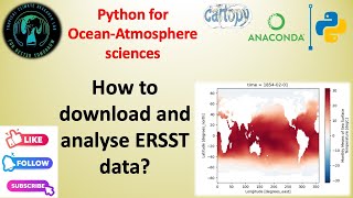 How to download and analyse sea surface temperature data using Python  Beginners Guide [upl. by Hulda]