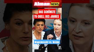 TVDUELL WEIDEL VS WAGENKNECHT shorts wagenknecht aliceweidel [upl. by Rubbico706]