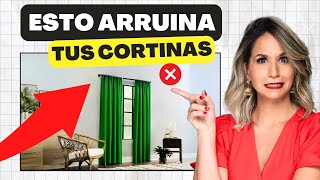 NO HAGAS ESTO A TUS CORTINAS 😱  Tips para Decorar de Lujo  Diseño de interiores Elegantes [upl. by Beka]