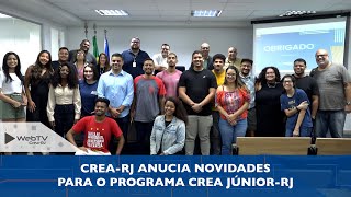 CreaRJ anuncia novidades na retomada do programa Crea JúniorRJ [upl. by Moshe]