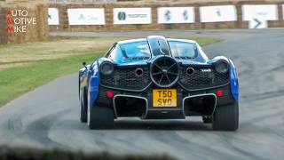 Gordon Murray T50 SCREAMING V12 SOUNDS at Goodwood FOS [upl. by Francisca]