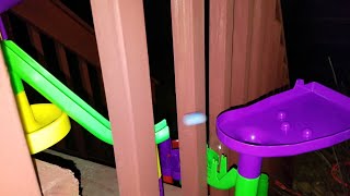 CRAZY 3 STORY Marble Run 15 FOOT Elevator [upl. by Britney277]