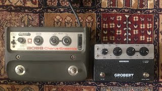 Boss CE1 vs GROBERT Effects THE ONE Chorus [upl. by Knitter]