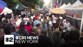 Philippine independence celebrated in Manhattan with parade street fair [upl. by Sikes]