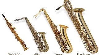 types of saxophones [upl. by Etnoved]