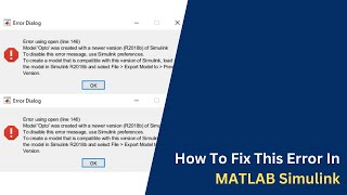 How To Fix This Error In MATLAB Simulink  Many Students Are Facing This Error [upl. by Sadler43]