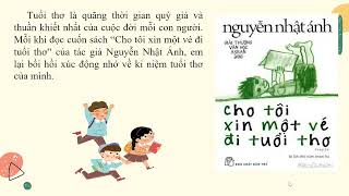 Nói và nghe  Trình bày giới thiệu về một cuốn sách  Cô Trần Thị Thu  THCS Nguyễn Thị Hương [upl. by Ralf]