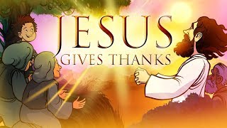 Thanksgiving Bible Story Being Thankful to God  Matthew 11  ShareFaithKidscom [upl. by Voss]