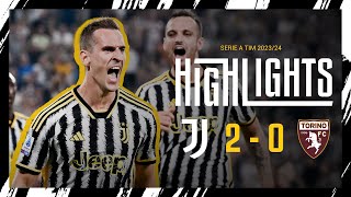 HIGHLIGHTS JUVENTUS 20 TORINO  GATTI AND MILIK GIVE JUVE DERBY JOY [upl. by September705]