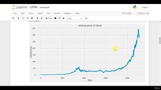 Lecture 54 Stock Price Prediction using LSTM [upl. by Damick]