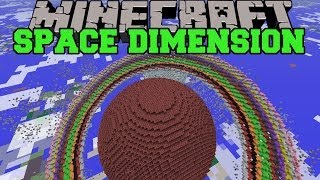 Minecraft SPACE DIMENSION PLANET CREATION STARS amp CRAZY GRAVITY Mod Showcase [upl. by Ibbetson595]