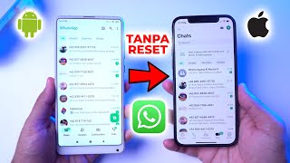 Cara Pindah Data Whatsapp Dari Android ke iPhone TANPA RESET 2024 [upl. by Nylram147]