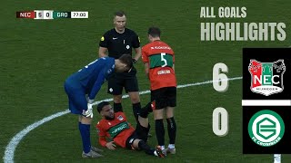 NEC Nijmegen VS Groningen 60 All Goals highlights [upl. by Haimarej]