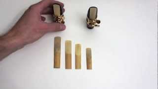 Saxophone Lesson  Saxophone ReedsHow to choose and adjust them [upl. by Rednaeel224]