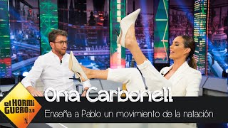 Ona Carbonell enseña a Pablo uno de los movimientos más bonitos de la natación  El Hormiguero 30 [upl. by Simon]