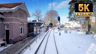 5K Winter Cab Ride in the Netherlands WAUW Utrecht  Baarn CABVIEW HOLLAND SLT 9feb 2021 [upl. by Nyrehtak]