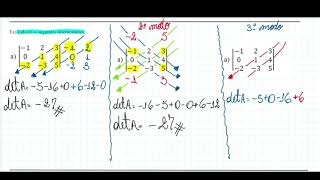 8 Determinantes de ordem 3 Regra da borboleta ou do coração [upl. by Babb]