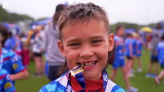 Fierce competitor is powered by his brother’s memory at the WeetBix Kids TRYathlon [upl. by Ecirad157]