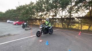 Permis moto A2  Pierre en mode examen blanc [upl. by Montford2]